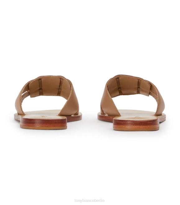 Sandalen| de Tony Bianco Frauen Wohnungen erzwingen Kamel 4624612